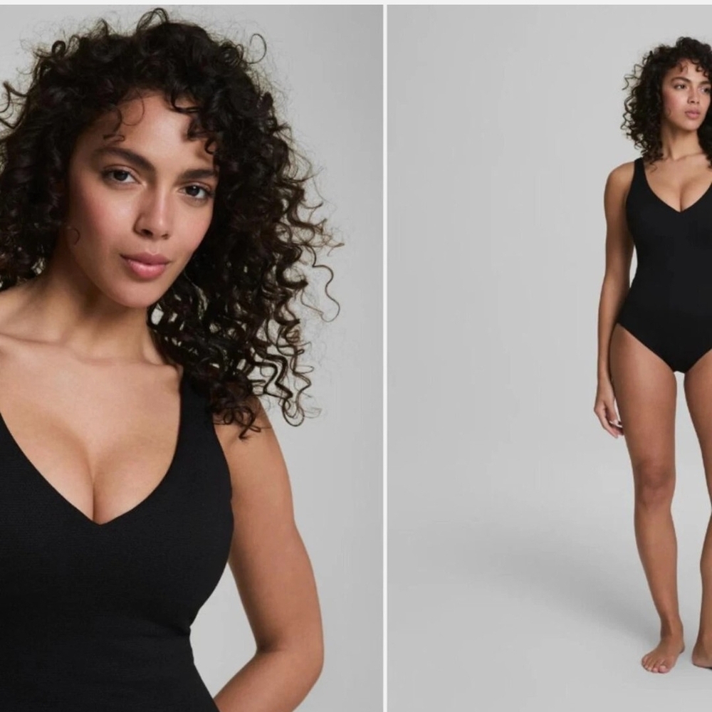 SPANX Black Women's One Piece Swimsuit
